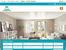 Tablet Screenshot of casasnomeco.com